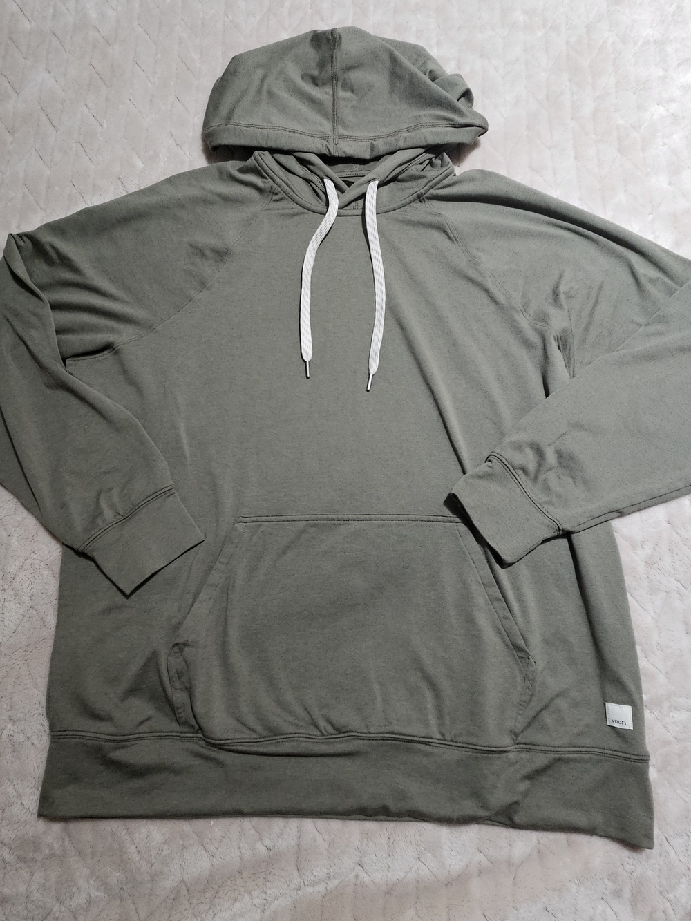 Womens Vuori Olive Green Oversized Halo Hoodie